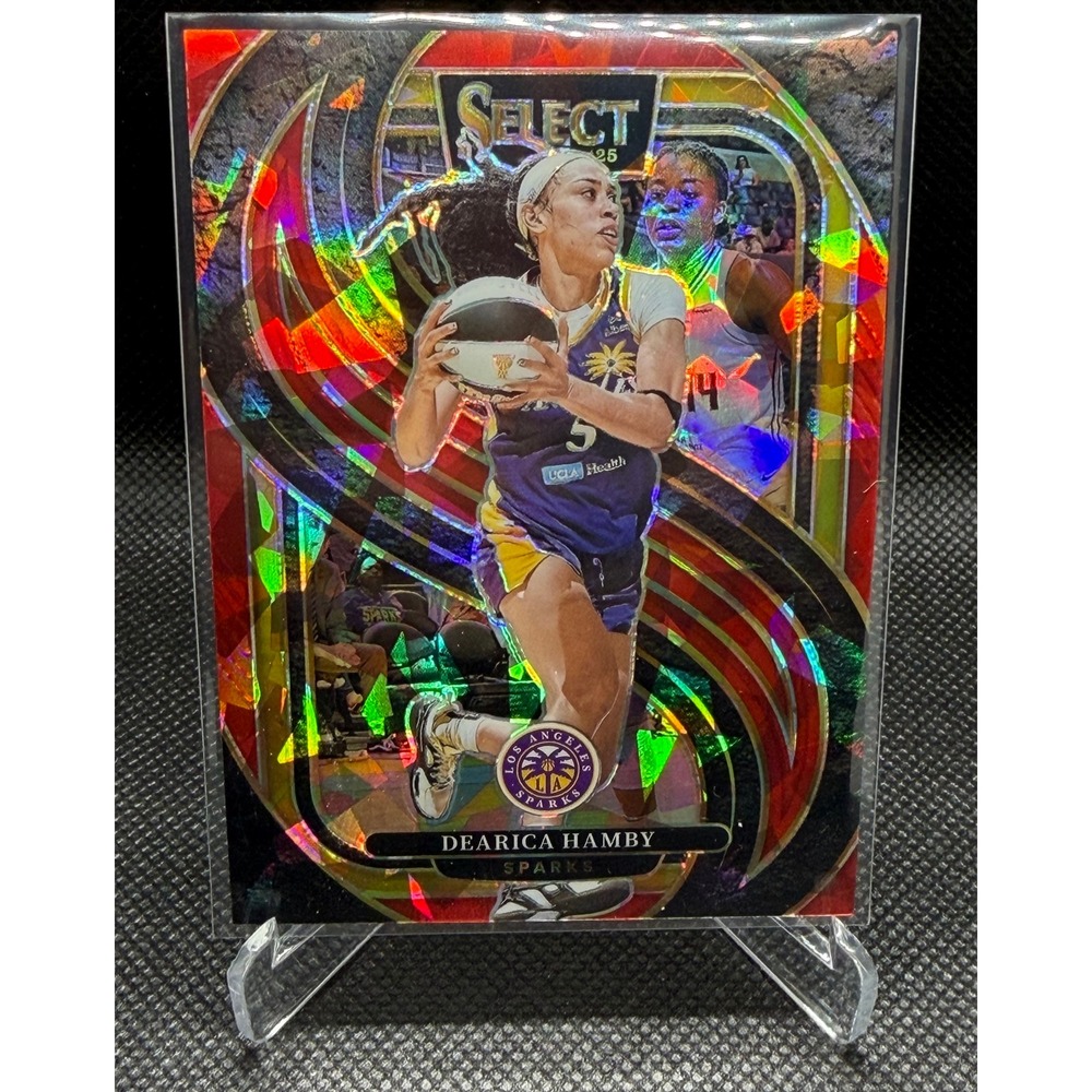 2025 Panini Select WNBA Dearica Hamby Premier Level Prizm /299 Sparks #151